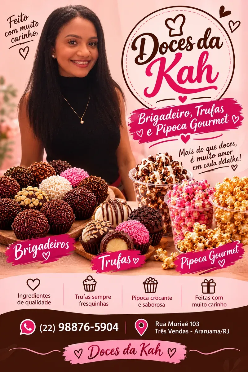 Logo da Doces da Kah